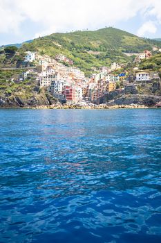 In Cinque Terre area, Rio Maggiore is one of the most beautiful town due to the V shape of rural houses disposal