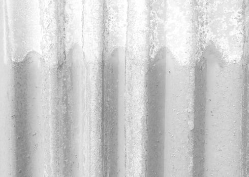 White Stain Zinc Wall Texture Background.