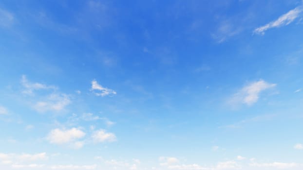 Cloudy blue sky abstract background, blue sky background with tiny clouds, 3d rendering

