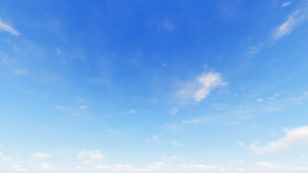 Cloudy blue sky abstract background, blue sky background with tiny clouds, 3d rendering

