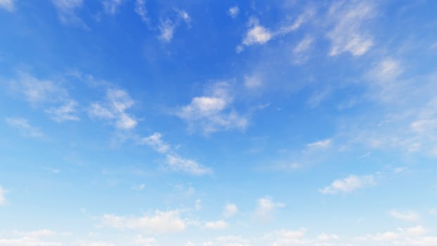 Cloudy blue sky abstract background, blue sky background with tiny clouds, 3d rendering

