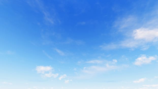 Cloudy blue sky abstract background, blue sky background with tiny clouds, 3d rendering

