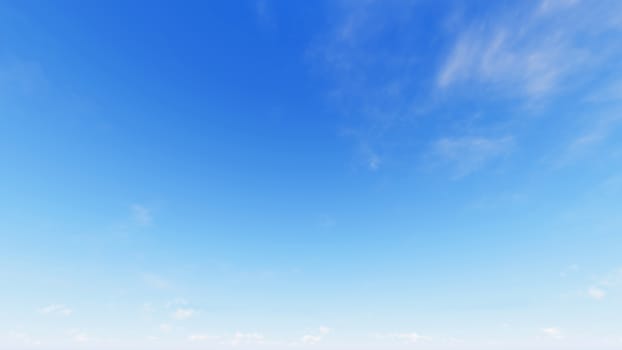 Cloudy blue sky abstract background, blue sky background with tiny clouds, 3d rendering

