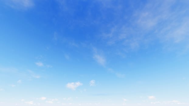 Cloudy blue sky abstract background, blue sky background with tiny clouds, 3d rendering

