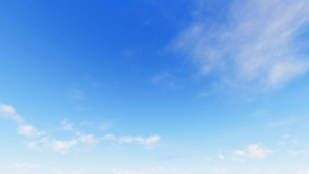 Cloudy blue sky abstract background, blue sky background with tiny clouds, 3d rendering

