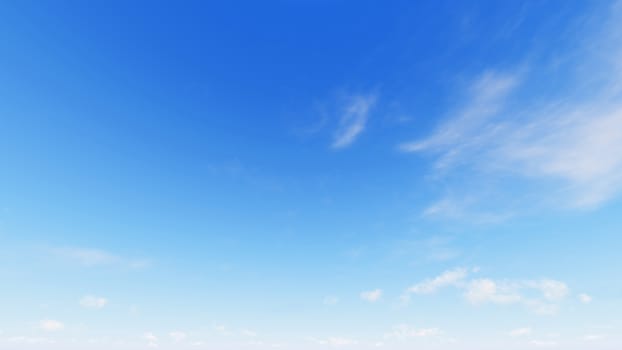 Cloudy blue sky abstract background, blue sky background with tiny clouds, 3d rendering

