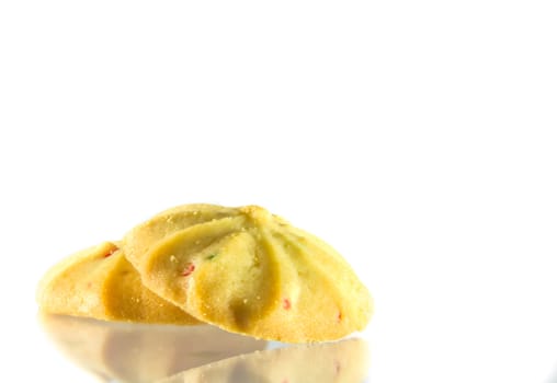 cookies homemade pastry biscuits isolated on white background