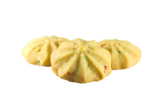 cookies homemade pastry biscuits isolated on white background