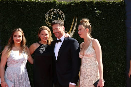 Daughters, Jill Goodacre, Harry Connick Jr
at the 44th Daytime Emmy Awards - Arrivals, Pasadena Civic Auditorium, Pasadena, CA 04-30-17