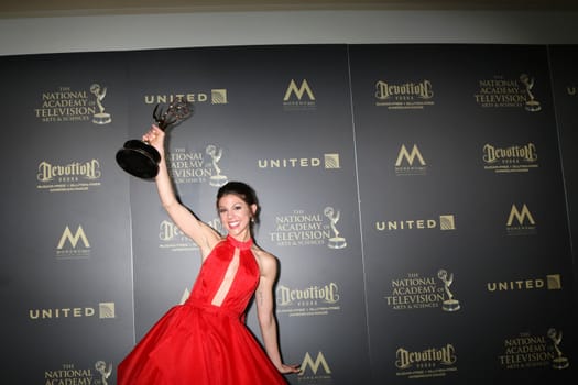 Kate Mansi, Outstanding Supporting Actress in a Dra ma Series, Days of Our Lives
at the 44th Daytime Emmy Awards - Press Room, Pasadena Civic Auditorium, Pasadena, CA 04-30-17