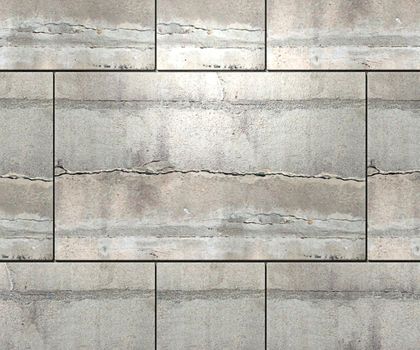 Textured concrete blocks wall or floor background 