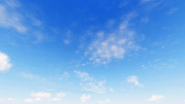 Cloudy blue sky abstract background, blue sky background with tiny clouds, 3d rendering

