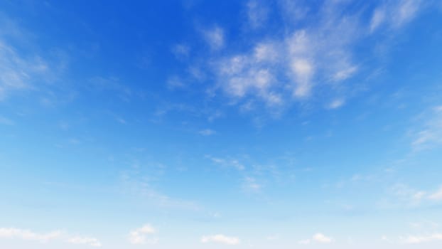 Cloudy blue sky abstract background, blue sky background with tiny clouds, 3d rendering

