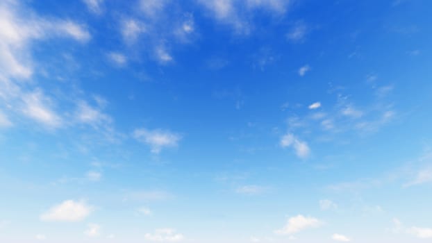 Cloudy blue sky abstract background, blue sky background with tiny clouds, 3d rendering

