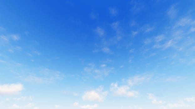 Cloudy blue sky abstract background, blue sky background with tiny clouds, 3d rendering

