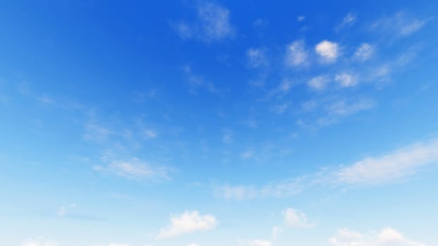 Cloudy blue sky abstract background, blue sky background with tiny clouds, 3d rendering

