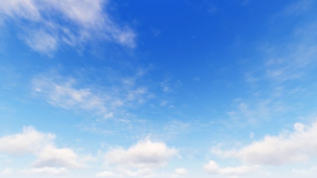 Cloudy blue sky abstract background, blue sky background with tiny clouds, 3d rendering

