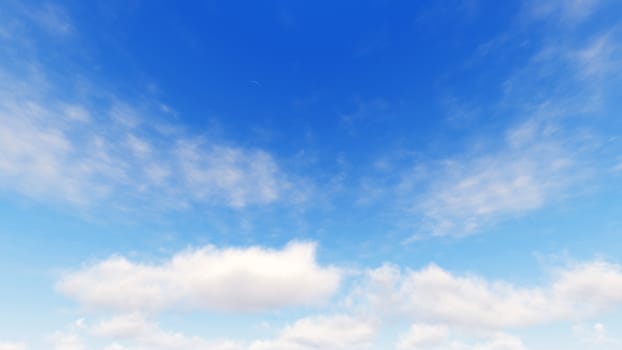 Cloudy blue sky abstract background, blue sky background with tiny clouds, 3d rendering

