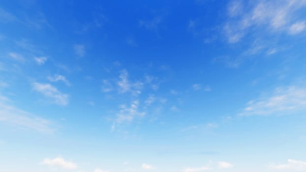 Cloudy blue sky abstract background, blue sky background with tiny clouds, 3d rendering

