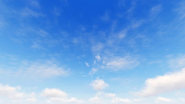 Cloudy blue sky abstract background, blue sky background with tiny clouds, 3d rendering

