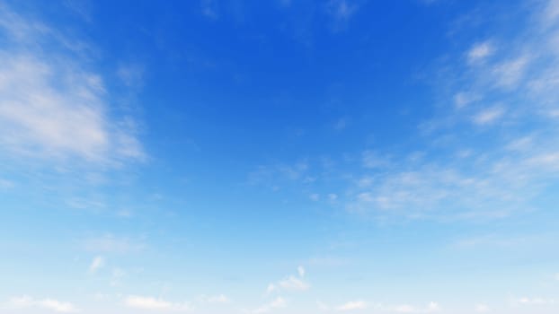 Cloudy blue sky abstract background, blue sky background with tiny clouds, 3d rendering

