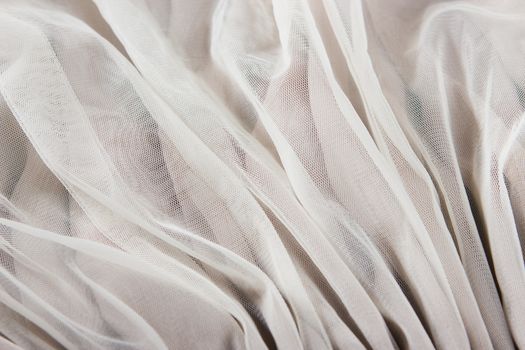 chiffon tulle fabric textured background. pleated skirt fabric texture. closeup plisse fabric texture pattern