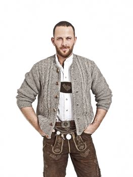 An image of a traditional bavarian man