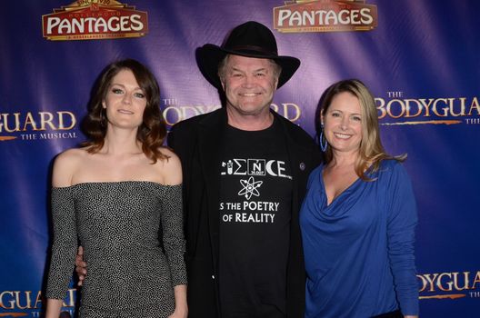 Mickey Dolenz at "The Bodyguard" Premiere, Pantages, Hollywood, CA 05-02-17