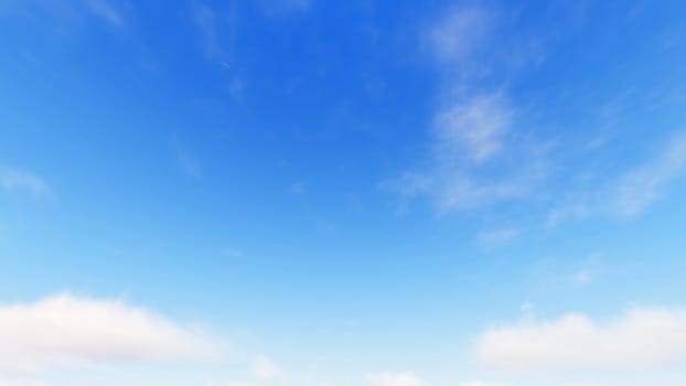 Cloudy blue sky abstract background, blue sky background with tiny clouds, 3d rendering

