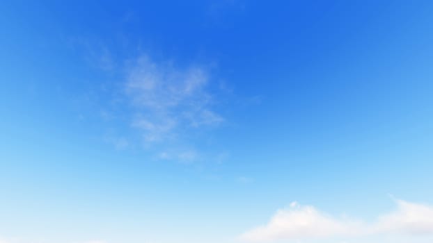 Cloudy blue sky abstract background, blue sky background with tiny clouds, 3d rendering

