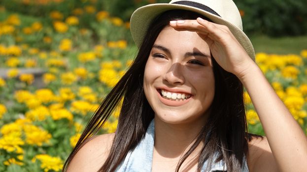 Teen Girl Sunny Summer Day