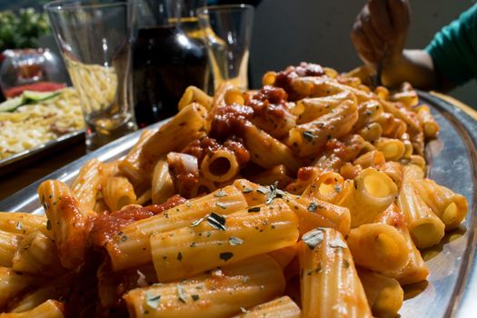 An italian recipe with pasta