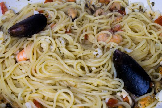 An italian recipe with pasta