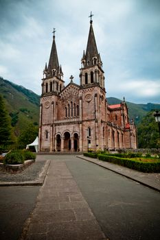 Basilica of Santa Maria, Covadonga, Asturias, Spain