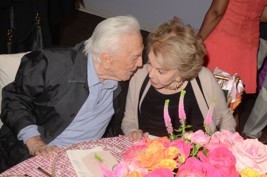 Kirk Douglas, Anne Douglas at the 25th Anniversary of the Anne Douglas Center at the LA Mission, Los Angeles, CA 05-04-17