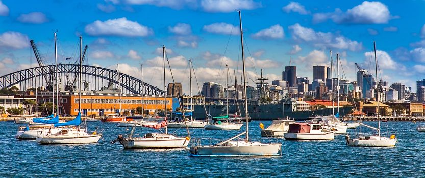 Skyline of Sydney New South Wales Australia