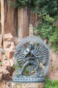 Tantric Deities Hevajra and Nairatmya in Ritual Embrace (yab-yum)