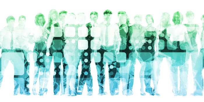 E-Learning or Electronic Learning and Training Concept
