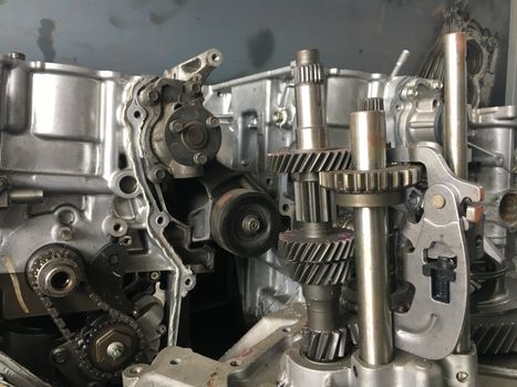 Detail gear engine automobile