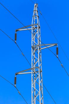 Metallic structure of transmission of electric current