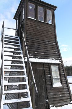 Watchtower in Stutthof concentration camp