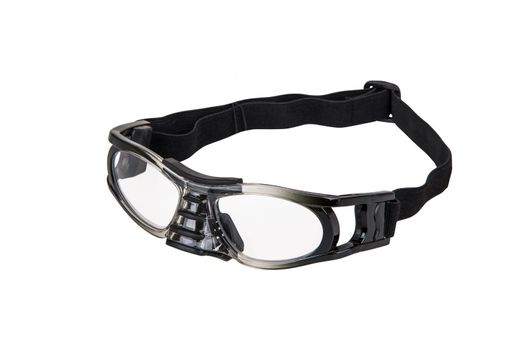 Sport glasses on perfectly white background