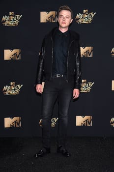 Dane DeHaan at the 2017 MTV Movie & TV Awards, Arrivals, Shrine Auditorium, Los Angeles, CA 05-07-17