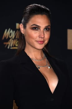 Gal Godot at the 2017 MTV Movie & TV Awards, Arrivals, Shrine Auditorium, Los Angeles, CA 05-07-17