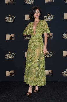 Zendaya at the 2017 MTV Movie & TV Awards, Arrivals, Shrine Auditorium, Los Angeles, CA 05-07-17