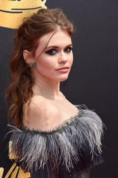 Holland Roden at the 2017 MTV Movie & TV Awards, Arrivals, Shrine Auditorium, Los Angeles, CA 05-07-17