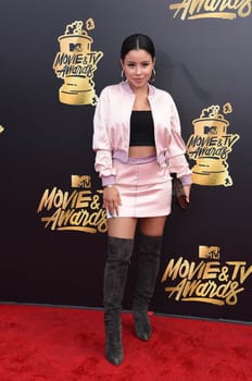 Cierra Ramirez at the 2017 MTV Movie & TV Awards, Arrivals, Shrine Auditorium, Los Angeles, CA 05-07-17