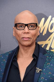 RuPaul at the 2017 MTV Movie & TV Awards, Arrivals, Shrine Auditorium, Los Angeles, CA 05-07-17