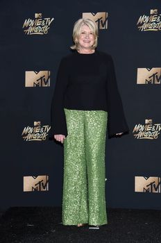 Martha Stewart at the 2017 MTV Movie & TV Awards, Press Room, Shrine Auditorium, Los Angeles, CA 05-07-17