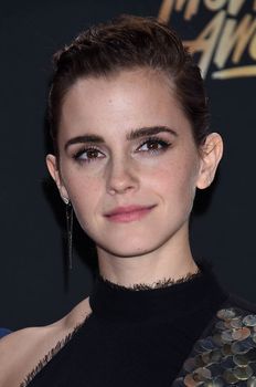 Emma Watson at the 2017 MTV Movie & TV Awards, Press Room, Shrine Auditorium, Los Angeles, CA 05-07-17